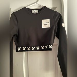 Lacoste x minecraft crop top